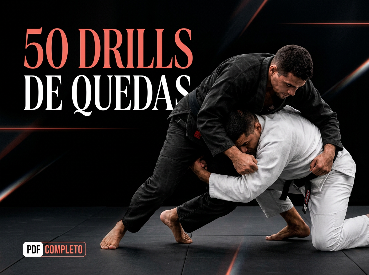 Dois atletas demonstrando um drill de queda